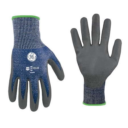 Ge Cut-Resistant Gloves, Cut Level A4 , Polyurethane , S 1 PR GG208SC
